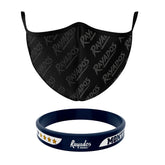 Cubrebocas + Pulsera Rayados Oficial